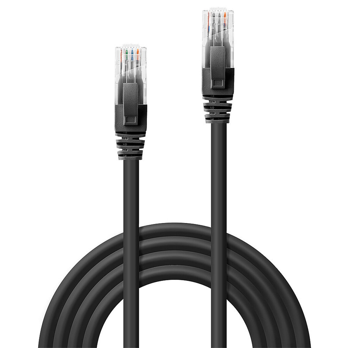 UTP Category 6 Rigid Network Cable LINDY Black 2 m (1 Unit)
